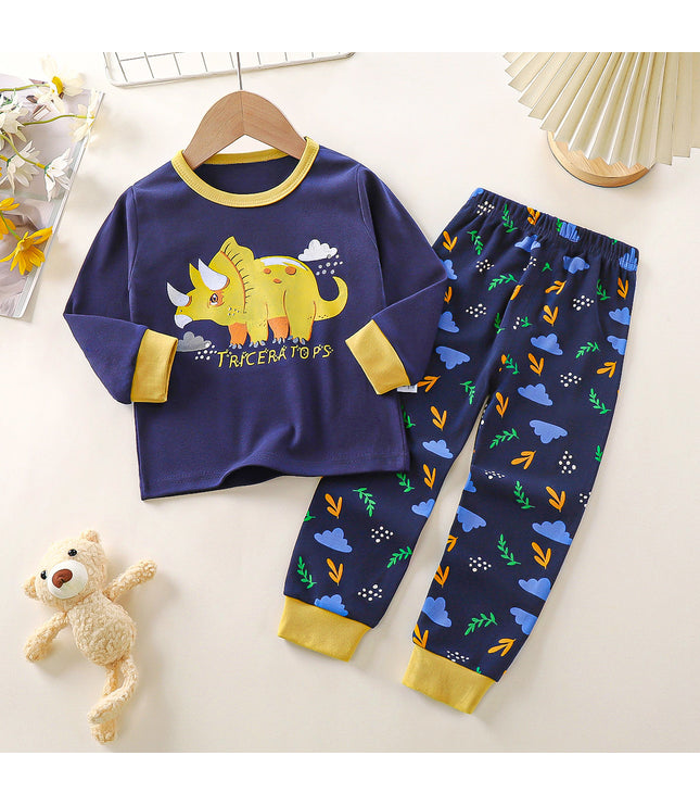Cotton Autumn New Boys' Pajamas Suit