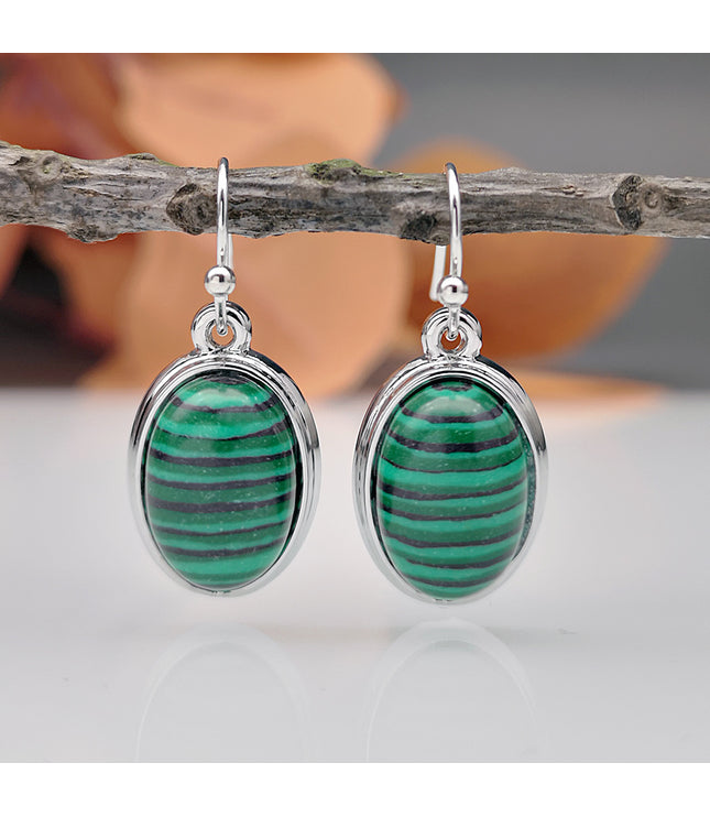 Retro Dragon Crystal Purple Turquoise Earrings European And American