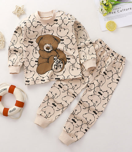 Autumn And Winter Underwear Suit Cotton New Men And Women
