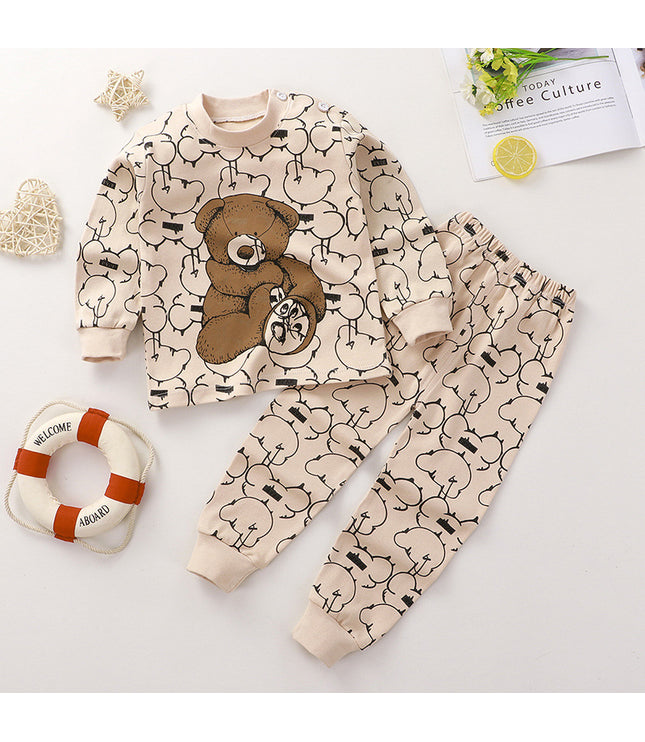 Autumn And Winter Underwear Suit Cotton New Men And Women