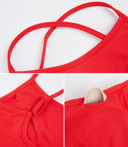 Women's Seamless Beauty Back Exercise Yoga Clothes