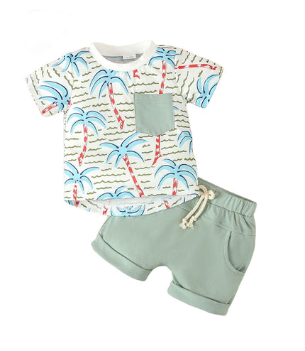 Fashion Personality Summer New Boys' Casual Suit