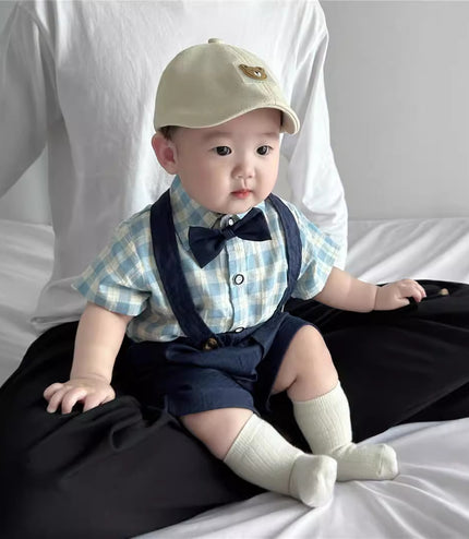 Children's Suit Summer Short-sleeved Overalls