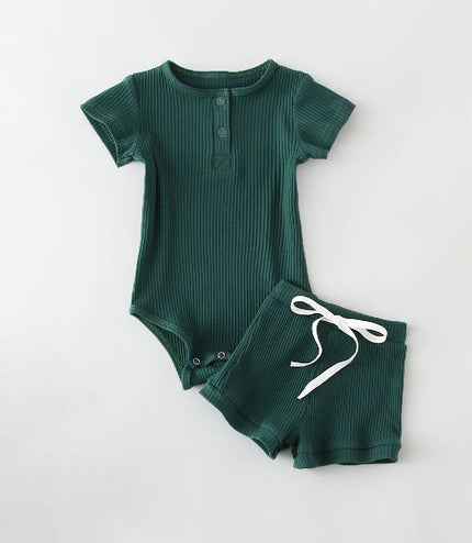 New Fashion Summer Round Neck Short Sleeves Blouse And Pants