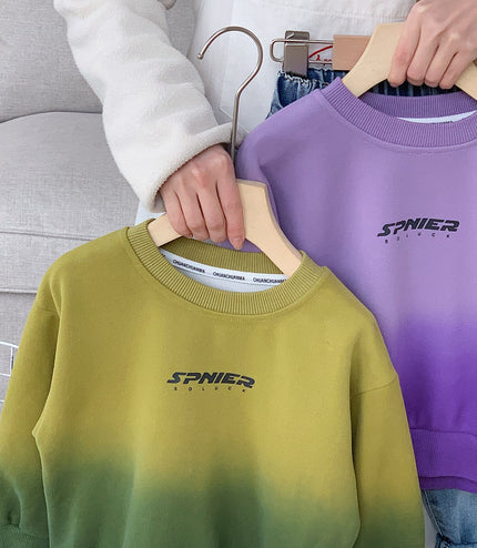 Fashionable All-match Letter Sweater For Boys And Girls