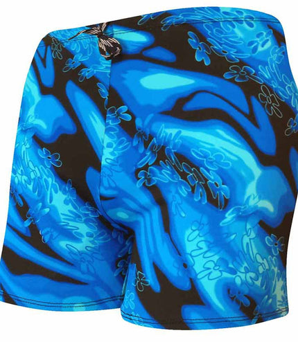 Printed Adult Swimming Trunks Men's Plus Size Boxer Beach Shorts