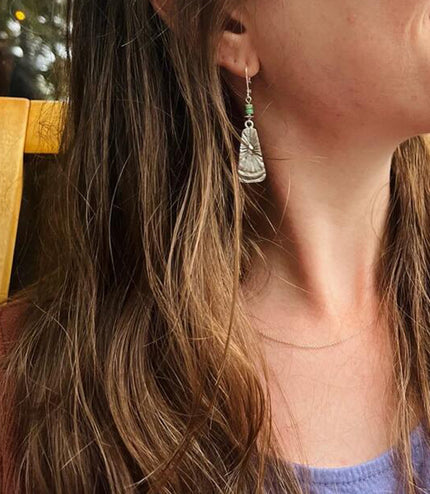 Bohemian Turquoise Earrings Retro Ethnic