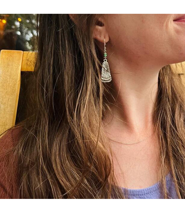 Bohemian Turquoise Earrings Retro Ethnic