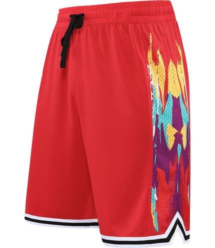 Loose Overknee Five-point Beach Workout Training Middle Pants