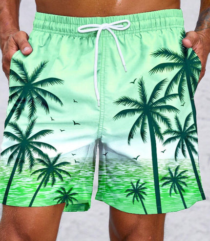 Fashion Loose Beach 3D Printed Men's Shorts