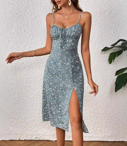 Fashion Women's Wear Backless Slit Dress