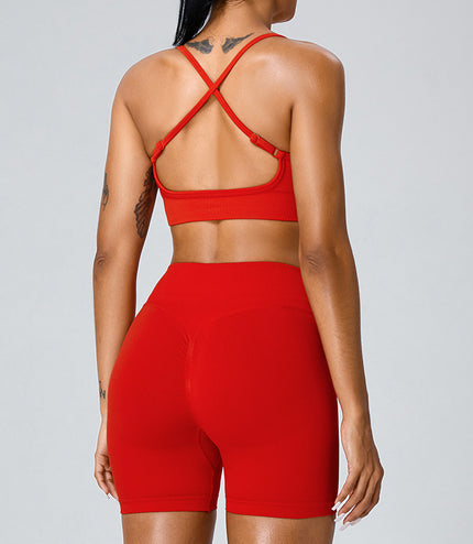 Women's Seamless Beauty Back Exercise Yoga Clothes