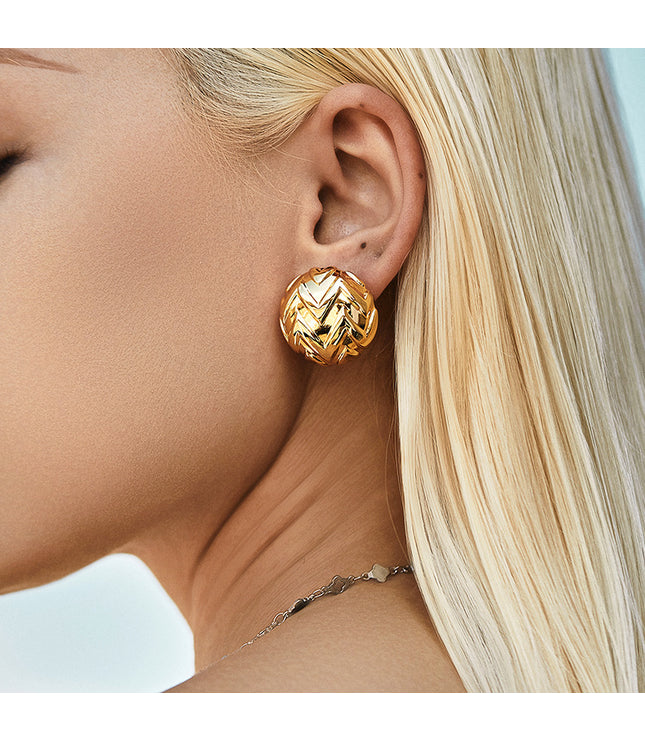 Female Retro Irregular Personality Design Earrings