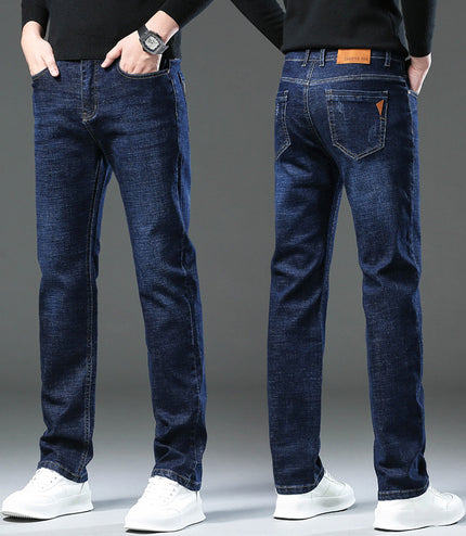 Men's Casual Loose Straight High Stretch Jeans