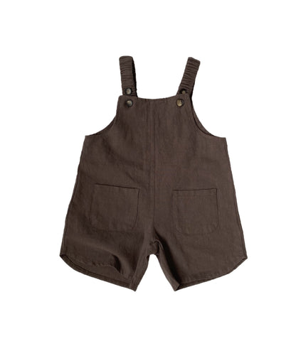 Boys And Girls Retro Artistic Suspender Pants
