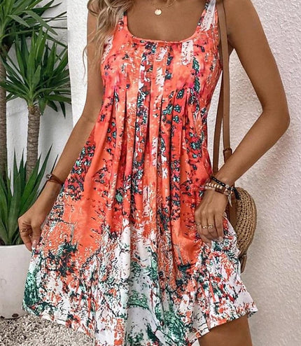 Women's Spaghetti Strap Elegant Plus Size Dress