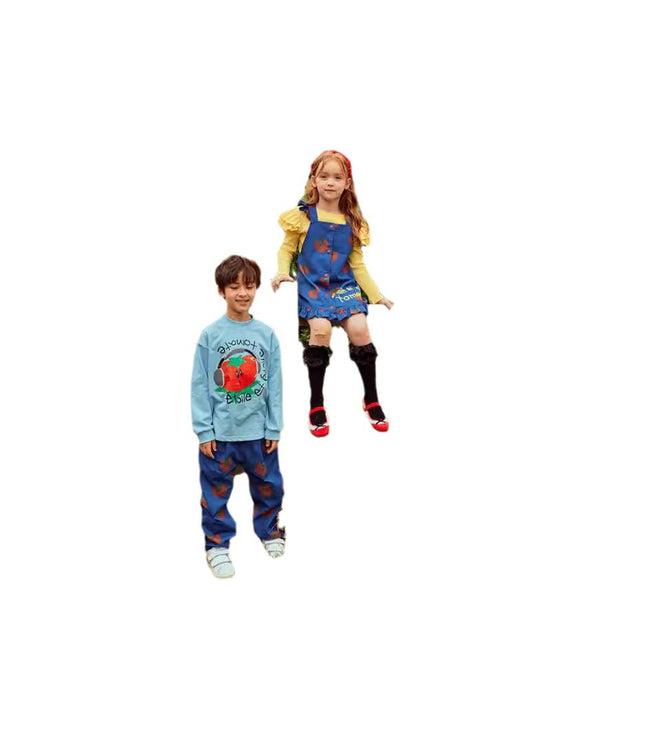 Children's Casual Loose Cartoon English Long Sleeve