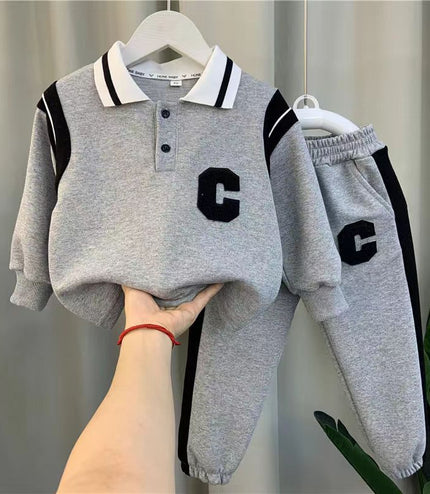 Boys' And Kids' Autumn Sports Two-piece Set
