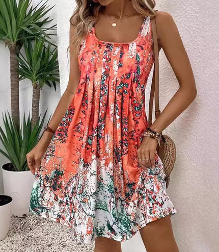 Women's Spaghetti Strap Elegant Plus Size Dress