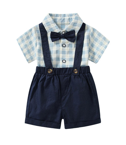 Children's Suit Summer Short-sleeved Overalls
