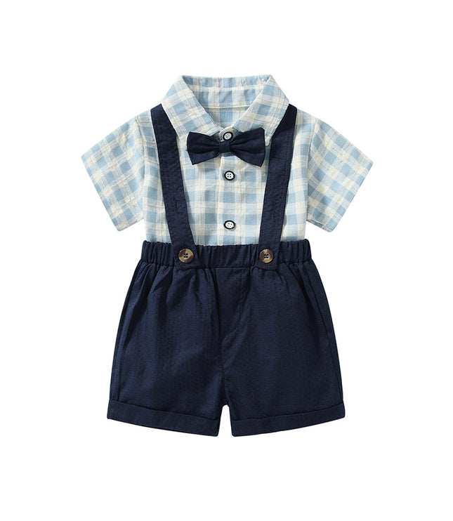 Children's Suit Summer Short-sleeved Overalls