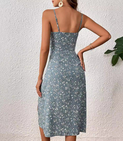 Fashion Women's Wear Backless Slit Dress