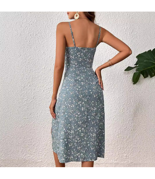 Fashion Women's Wear Backless Slit Dress