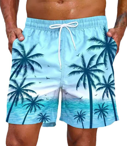 Fashion Loose Beach 3D Printed Men's Shorts