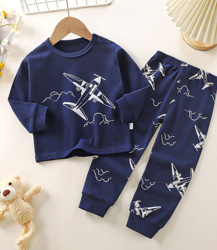 Cotton Autumn New Boys' Pajamas Suit