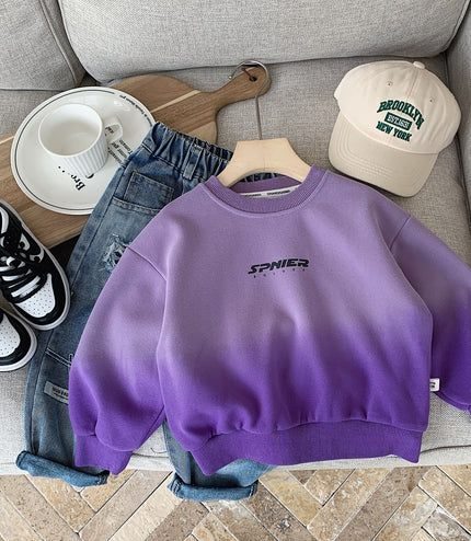 Fashionable All-match Letter Sweater For Boys And Girls