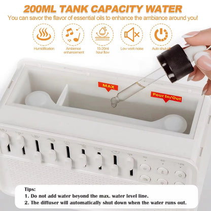 White‑Noise Sleep Aid • Ultrasonic Humidifier
