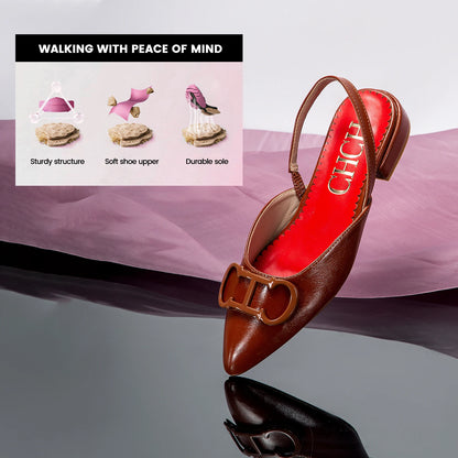 CH Women’s Minimalist Low-Heel Sandals