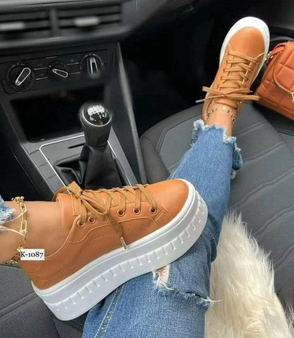 Casual Platform Sneakers – Effortless Style with All-Day Comfort