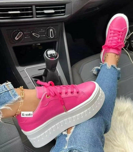 Casual Platform Sneakers – Effortless Style with All-Day Comfort