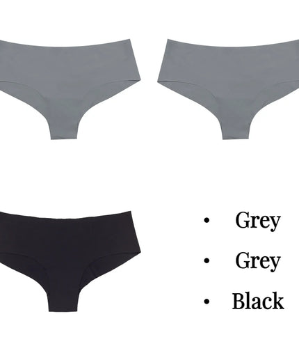 Experience Ultimate Comfort with the 3-Piece Silk Panties Set!&nbsp;