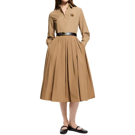 Women’s Embroidered Pleated Skirt &amp; Blouse Set