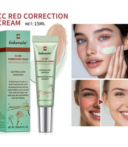 CC Red Correction Cream Primer Moisturizing Waterproof Anti-sweat