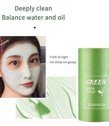 Centella Asiatica &amp; Himalayan Pink Salt Cleansing Mud Stick – Deep Clean &amp; Skin Revitalization