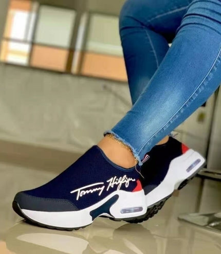 Casual Breathable Wedge Sneakers – Comfort and Style for Everyday Wear