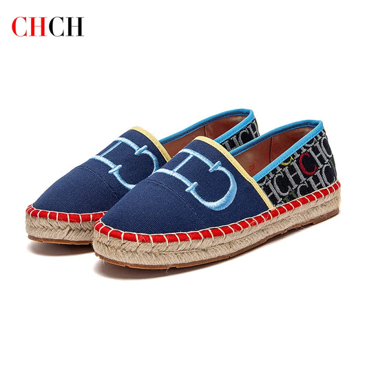CHCH Women’s Spliced Flat Beach Shoes – Stylish Comfort