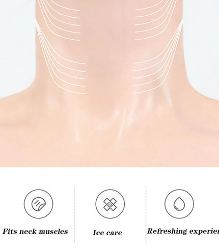 10pcs Gold Firming Neck Mask Moisturizing Anti Wrinkles Anti-aging