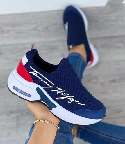 Casual Breathable Wedge Sneakers – Comfort and Style for Everyday Wear