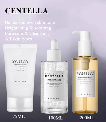 Korean Centella Brightening Capsule Ampoule Face Serum Moisturizing