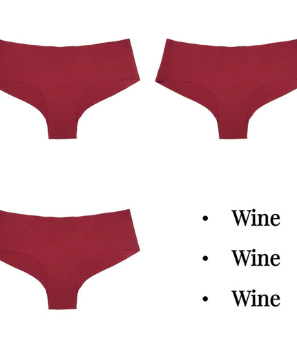 Experience Ultimate Comfort with the 3-Piece Silk Panties Set!&nbsp;