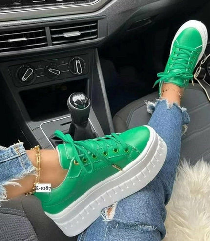 Casual Platform Sneakers – Effortless Style with All-Day Comfort