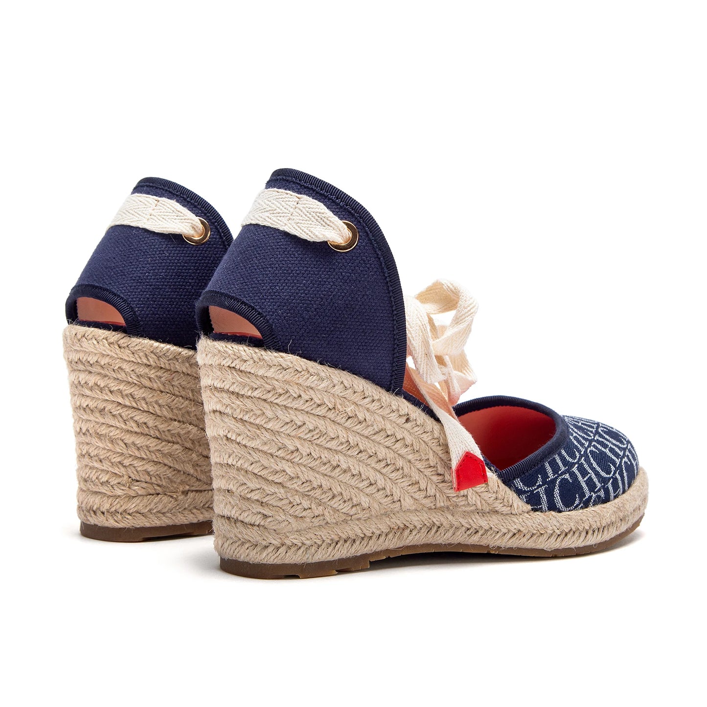 CHCH Women’s Espadrille Platform Wedge Sandals – 8 cm Heel
