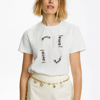 CHCH&nbsp; Summer Embroidered T-Shirt