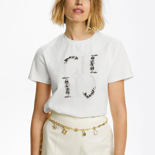 CHCH&nbsp; Summer Embroidered T-Shirt
