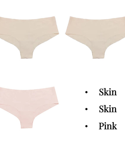 Experience Ultimate Comfort with the 3-Piece Silk Panties Set!&nbsp;