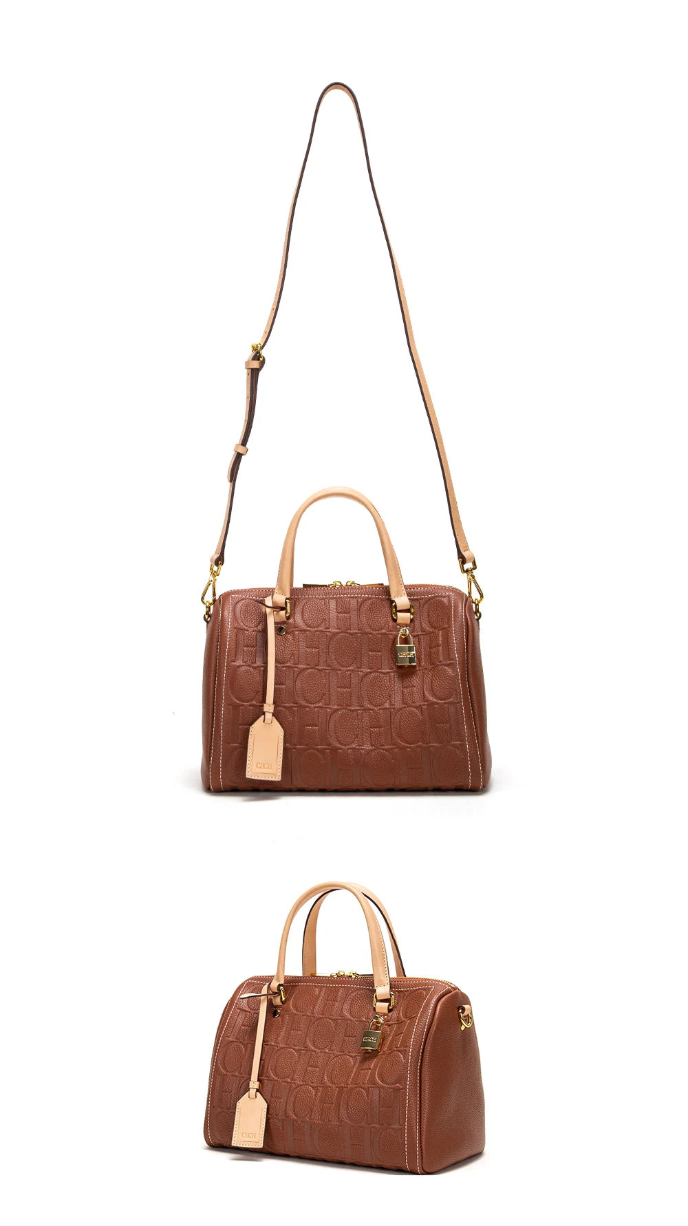 HC Letter Print Tote